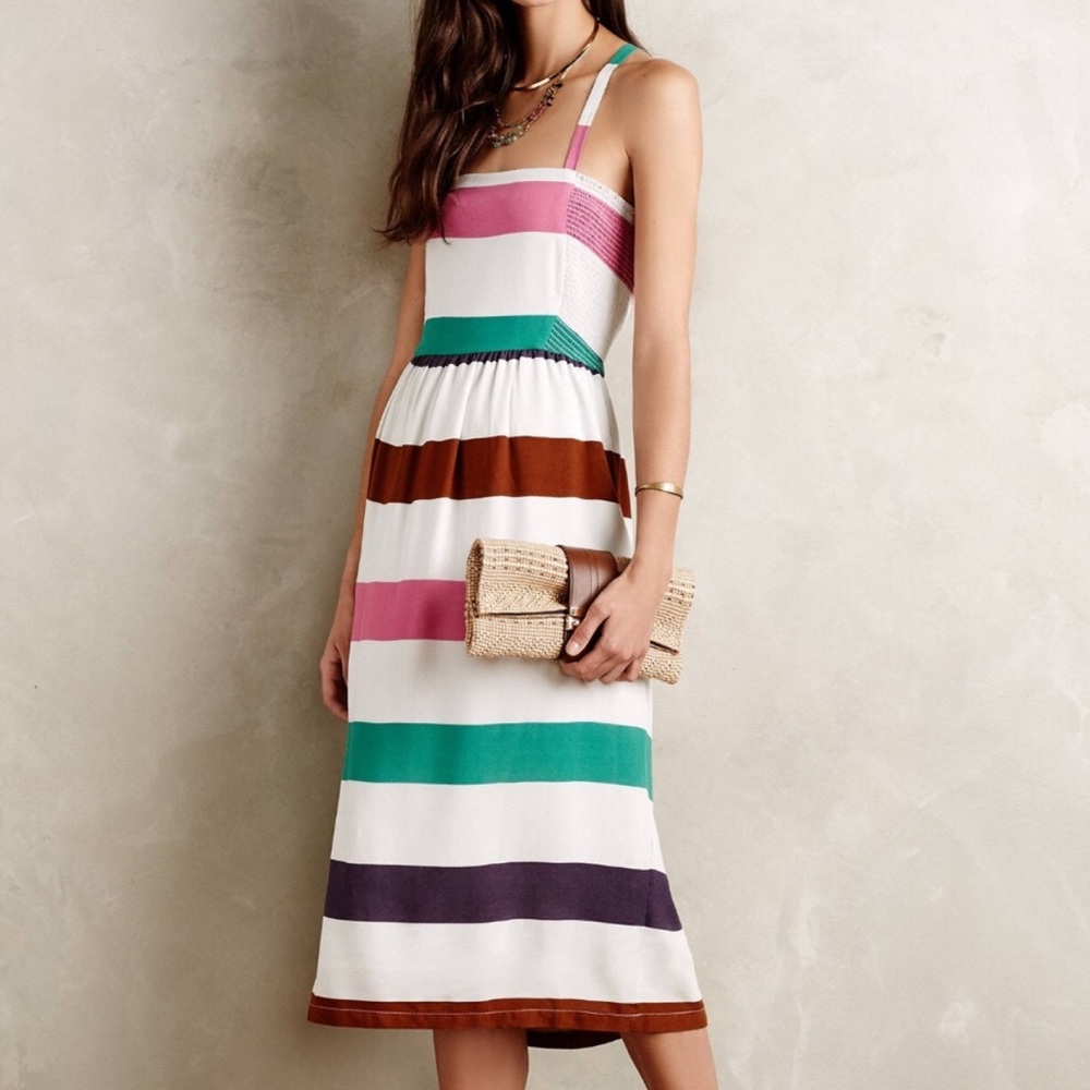 Anthropologie Corey Lynn Carter Sketchbook midi